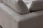 Canapé Julia Modulable Chenille  3+1 Pouf