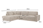 Canapé d'Angle Lexus Marbella Beige