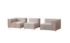MONZA - Canapé  4 modules +1 pouf OU 3 modules +1 pouf